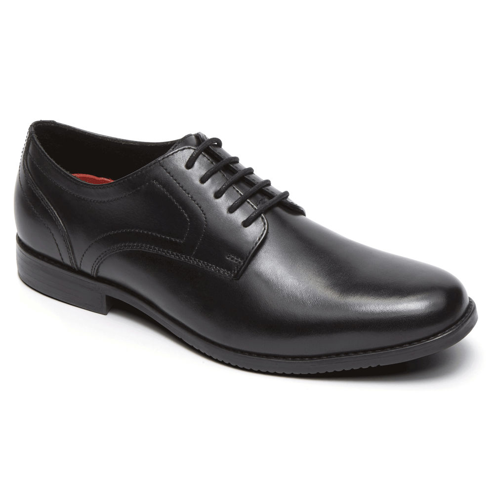 Rockport Oxfords Herre Svart - Style Purpose Plain Toe - PWMQ18469